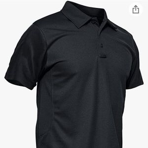 NWT MAGCOMSEN Men's Polo Shirt Quick Dry Performance Short Sleeve Golf Shirt